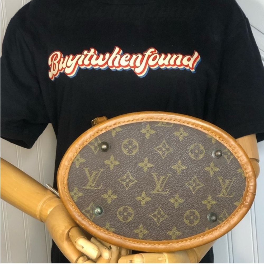 LOUIS VUITTON Rare Vintage C/O The French Bag Co USA Mono Large Bucket Bag EUC - Picture 4 of 13